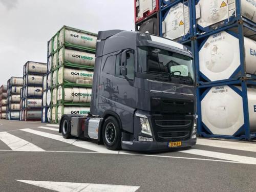 Wagen door ons gespoten